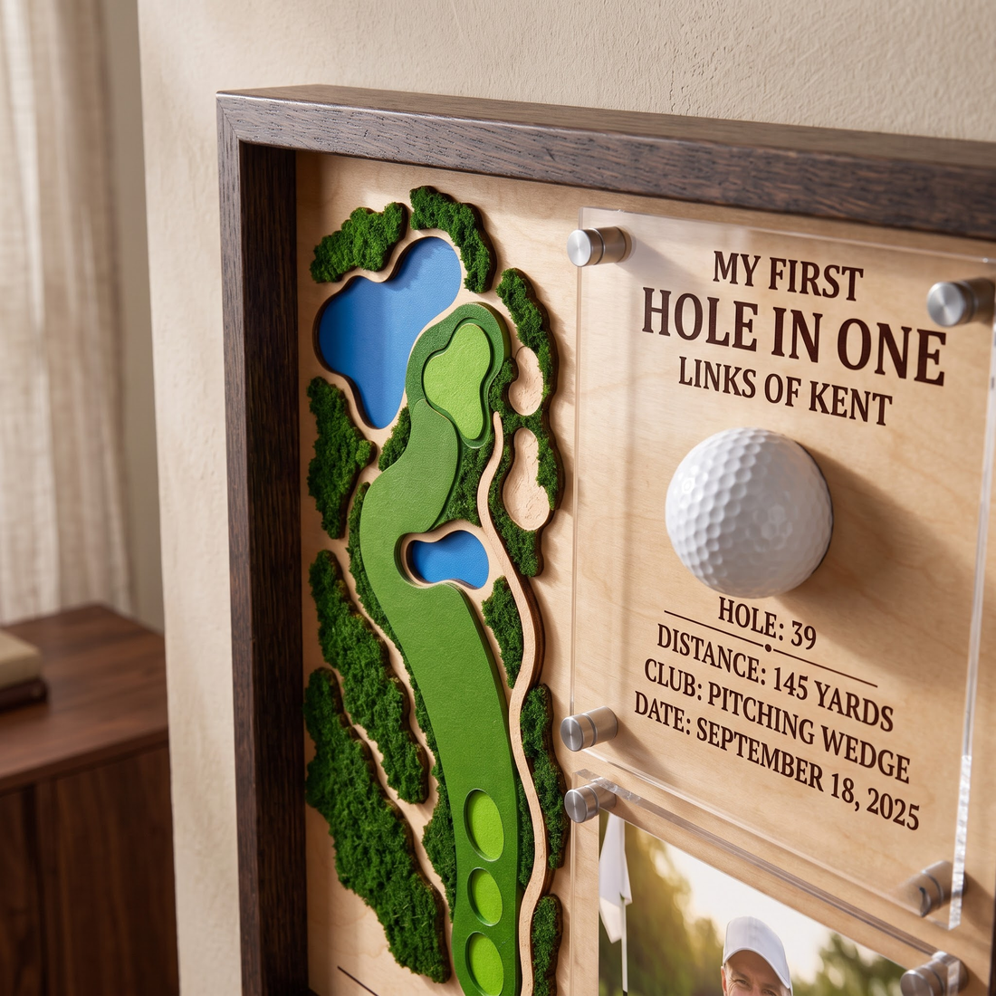 Golf Course Map Wall Art: Turning a Round You Remember Into Something ...