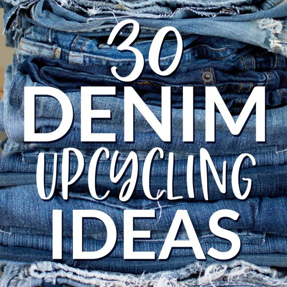 30 Denim Upcycling Ideas Using Old Jeans