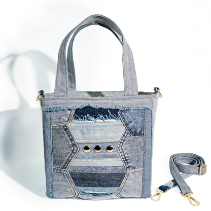 Eco-Friendly Recycle Denim Mini Tote Bags for Everyday Use