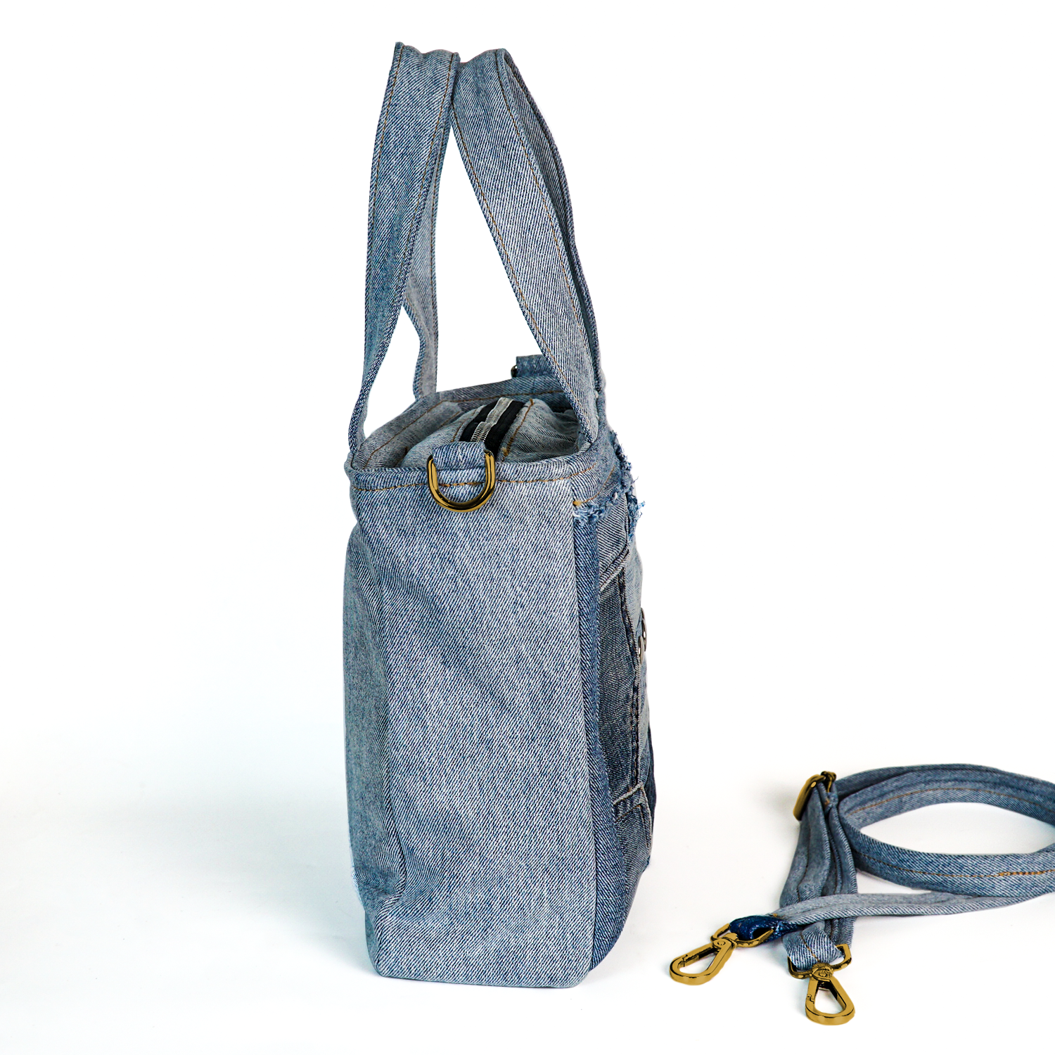 Eco-Friendly Recycle Denim Mini Tote Bags for Everyday Use