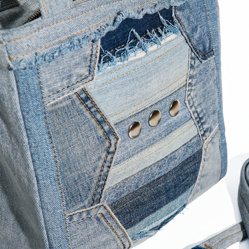 Eco-Friendly Recycle Denim Mini Tote Bags for Everyday Use