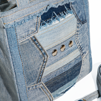 Eco-Friendly Recycle Denim Mini Tote Bags for Everyday Use