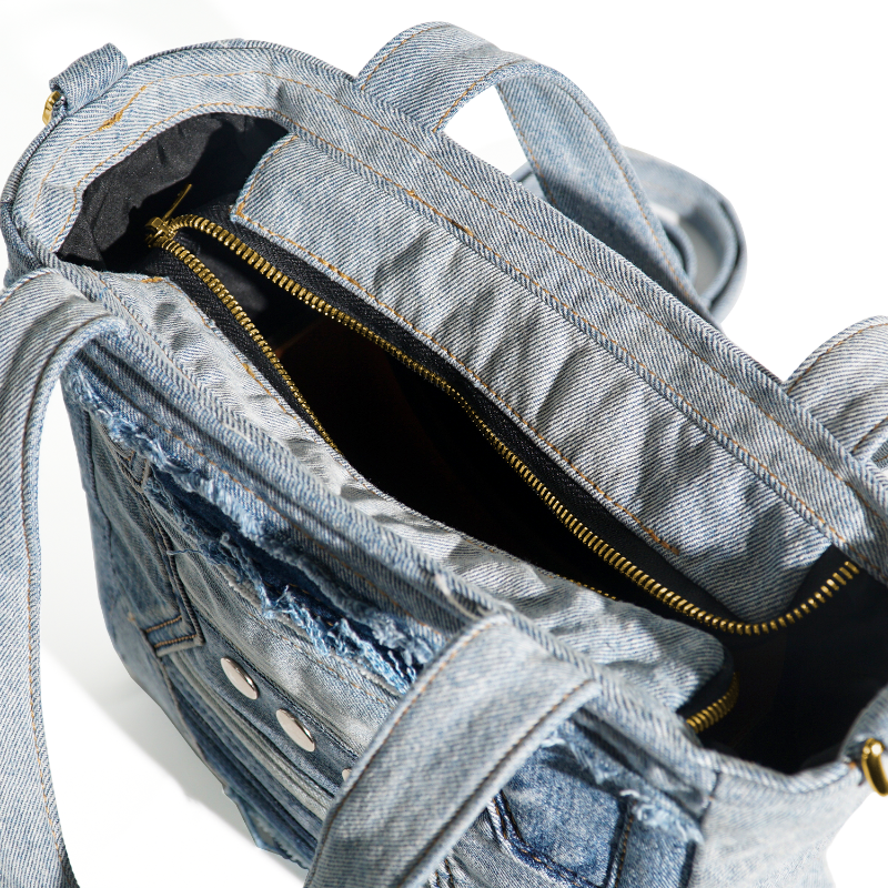 Eco-Friendly Recycle Denim Mini Tote Bags for Everyday Use