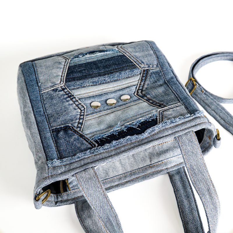 Eco-Friendly Recycle Denim Mini Tote Bags for Everyday Use